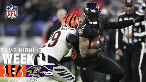 Cincinnati Bengals vs. Baltimore Ravens | 2023 Week 11 Game Highlights - YouTube