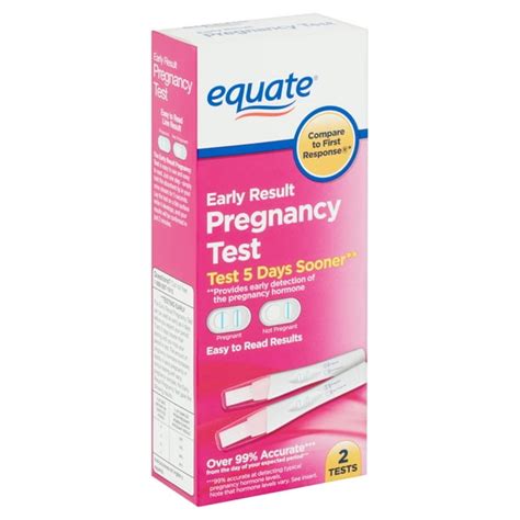 Equate Early Result Pregnancy Test, 2 Tests - Walmart.com - Walmart.com