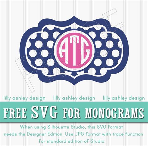 Free SVG file for Monograms | Cricut monogram, Free svg files monogram ...