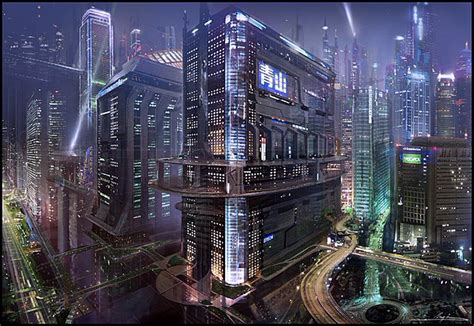 Future city | Futuristic city, Sci fi environment, Cyberpunk city