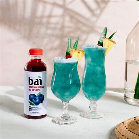 Bai Flavored Water, Brasilia Blueberry, Antioxidant Infused Drinks, 18 Fluid Ounce Bottle (Pack ...