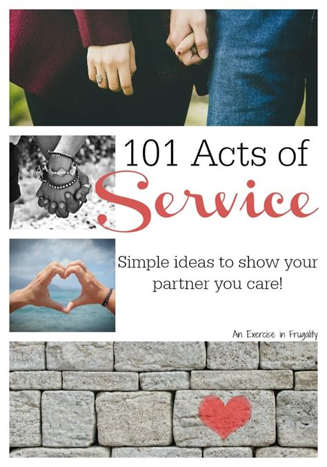 101 Acts of Service Love Language Examples and Ideas - An Exercise in ...