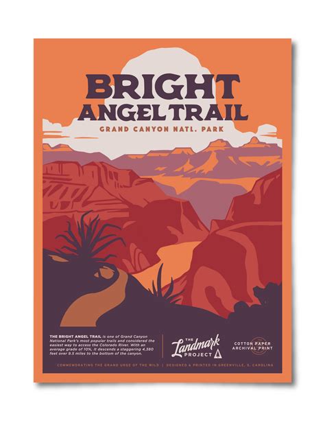 Bright Angel Trail Poster – The Landmark Project