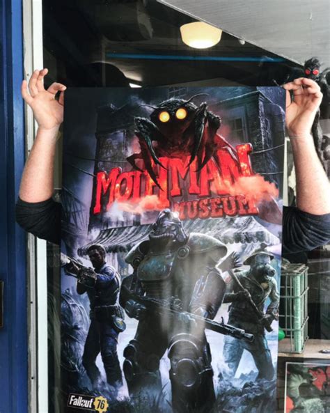 Fallout 76 - Exclusive Mothman Museum Poster 24 X 36 inches