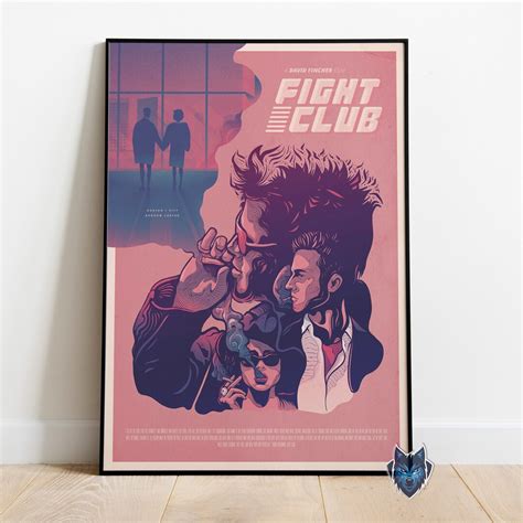 Fight Club Poster Tyler Durden Wall Art Rolled Canvas Print - Etsy