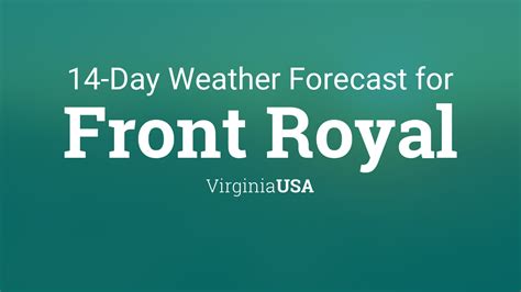 Front Royal, Virginia, USA 14 day weather forecast