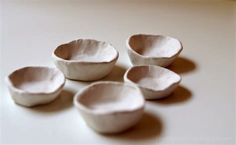 Air dry clay jewelry dishes - Journey into Creativity