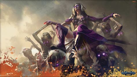 Download Liliana Vess Undead Man Made Magic: The Gathering HD Wallpaper