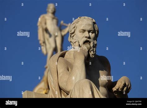 Socrates Statue Athens Greece Stock Photo - Alamy