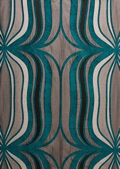 Orion Teal - Curtain Fabric