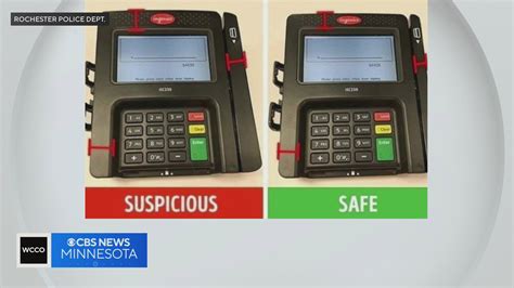 How to tell if a skimming device is attached to credit card reader