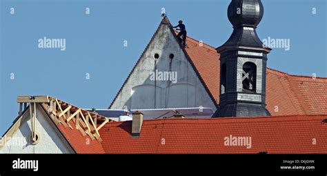 A British film team prepares a model of the legendary Colditz glider on ...