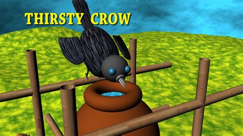 THIRSTY CROW - NURSERY RHYMES- STORY-3D ANIMATION - YouTube