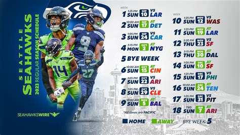 Seattle Seahawks 2023 schedule: Downloadable wallpaper - Yahoo Sports