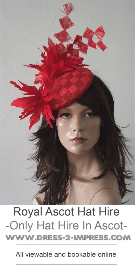 Red Hat Hire for the Races. Red hats for summer wedding guests. Red ...