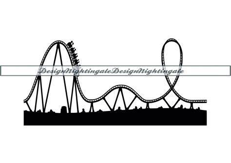 Roller Coaster SVG Roller Coaster Clipart Roller Coaster - Etsy Sweden