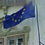 European Union flag in Prague, Czech Republic (Google Maps) (#7)