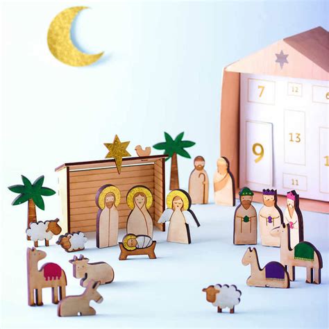 Manger Scene Advent Calendar - Jaine Lilllie