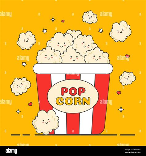 Bucket of popcorn Stock Vector Image & Art - Alamy