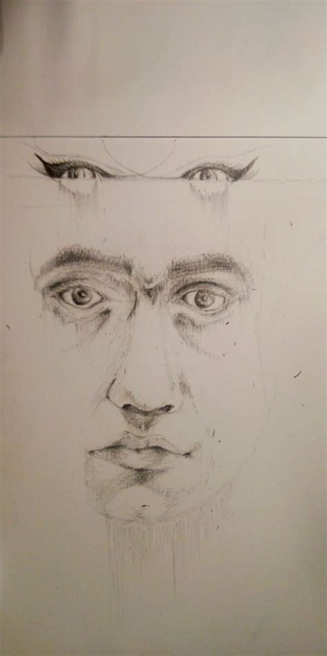 Juxtaposition, Drawing by Jelena Jovovic | Artmajeur | Drawings, Art gallery, Portraiture