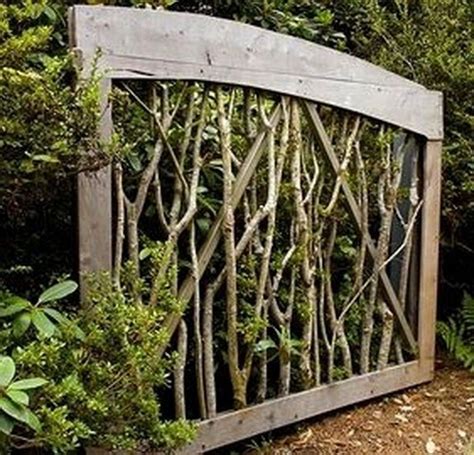 70+ Fantastic Rustic Garden Gates Decor Ideas Wooden Garden Gate, Diy Garden Fence, Garden ...