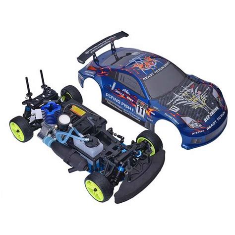 HSP 94122 RC Car 1/10 Scale 4WD Nitro Gas Powered Off-Road Buggy Truck ...