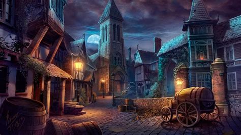 Old Street by abzac666 on deviantART | Fantasy village, Fantasy city ...