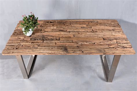 SLEEPER WOOD DINING TABLE - Chisel and Log