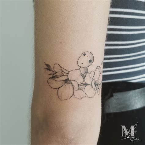 Kodama Tattoo | Tattoos, Cute tattoos, Flower tattoo