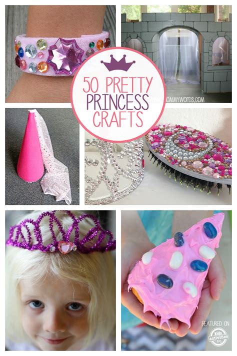 50 Pretty Princess Crafts Diy Crafts For Kids, Fun Crafts, Arts And Crafts, Pretty Crafts ...