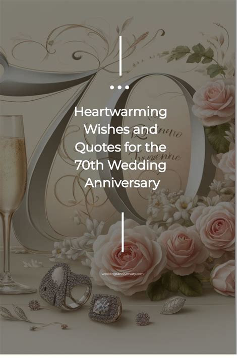 Heartwarming Wishes and Quotes for the 70th Wedding Anniversary in 2024 | 70th anniversary card ...