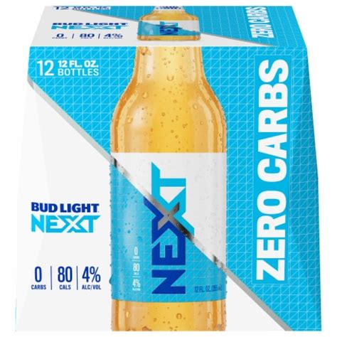 Bud Light Next Zero Carbs Beer, 12 bottles / 12 fl oz - Kroger