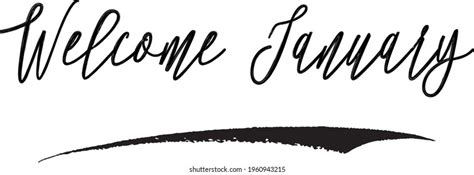 Handwritten Font Cursive Typography Text Welcome Stock Vector (Royalty ...