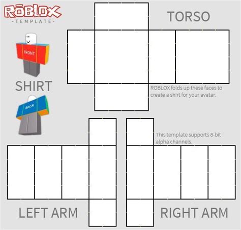 Roblox shirt template - luapixels