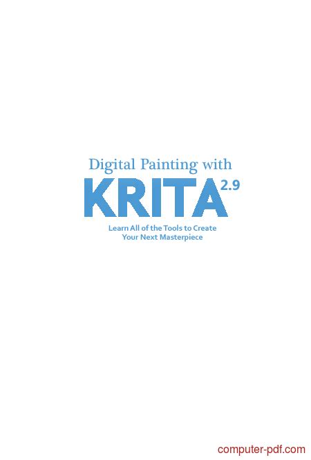 [PDF] Digital Painting with KRITA free tutorial for Beginners