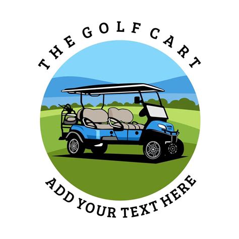 golf cart illustration design logo icon vector 11385710 Vector Art at ...