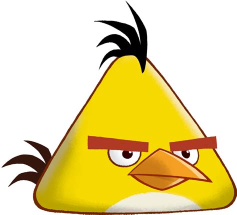 Chuck - Chuck Angry Birds Toons Clipart - Full Size Clipart (#5691367) - PinClipart