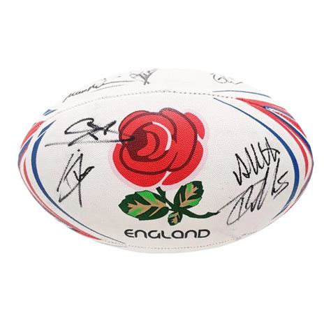 Signed England Rugby Ball - Squad Autograph 2023