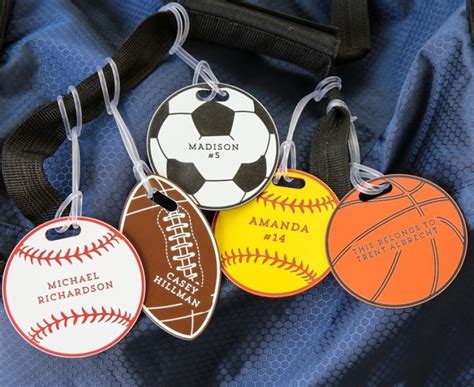 Personalized Sports Bag Tags Just $9.98 (Reg. $16.98) Shipped