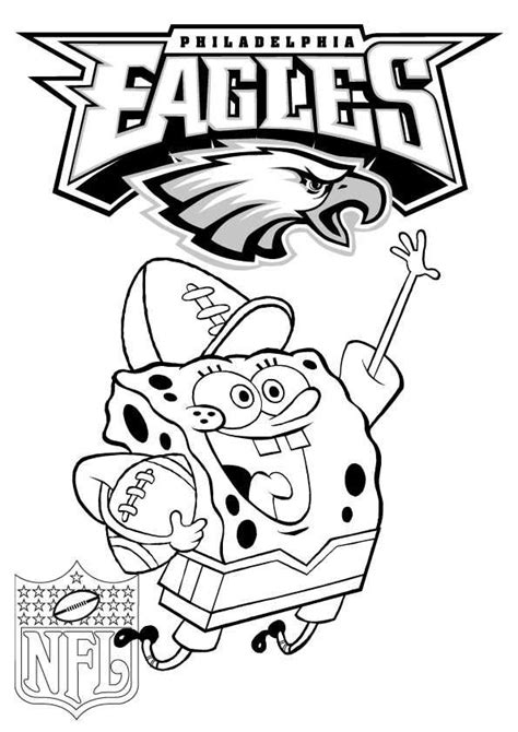 Philadelphia Eagles Coloring Pages Printable PDF - Coloringfolder.com ...