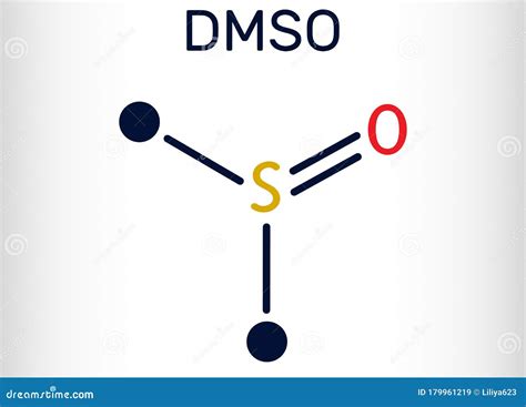 Dimethyl Sulfoxide, DMSO, C2H6OS Molecule. It Is An Organosulfur ...