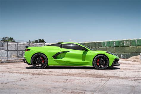 Chevrolet Corvette C8 Stingray Green Blaque Diamond BD-F25 Wheel ...