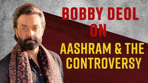 Aashram 2: Bobby Deol OPENS UP on controversial depiction of Hindu saints in Aashram; shares ...