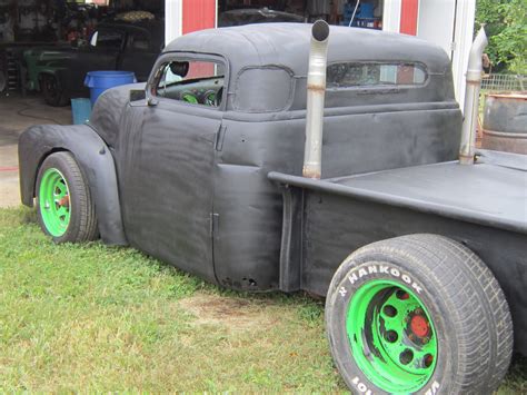 ***1950 Chev Rat Rod on ’81 Dodge Pickup – Heartland Vintage Vehicles