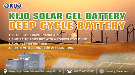 Solar Gel Batteries Everything You Need To Know - Jiangxi JingJiu Power ...