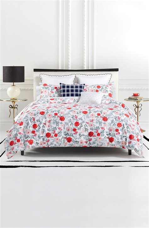 kate spade new york blossom duvet & sham set | Nordstrom Cotton Comforters, Cotton Duvet Cover ...