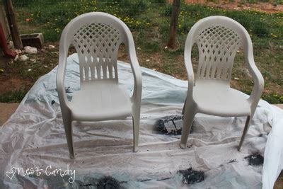 Nest Candy: Money Saving Monday How to Spray Paint Plastic Patio Chairs