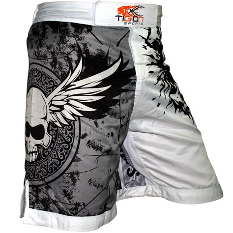 Black Skull MMA Shorts | Tigon Sports | MMA Grappling