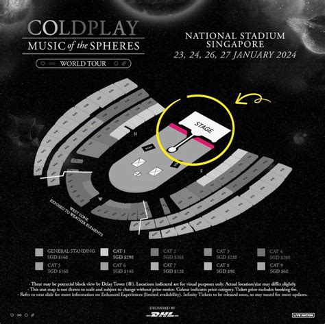 WTS 2x Coldplay KUBIK Experience (26 Jan), Tickets & Vouchers, Event ...