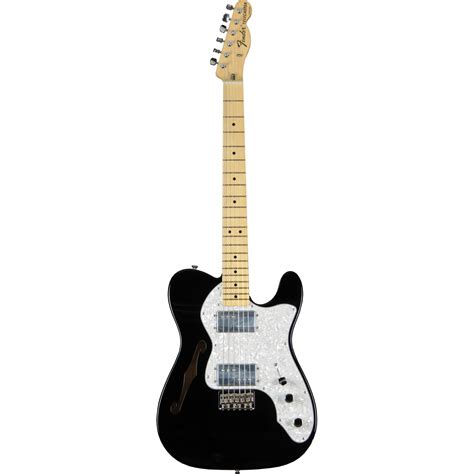 Fender FSR American Vintage 72 Telecaster Thinline Black | Bax Music